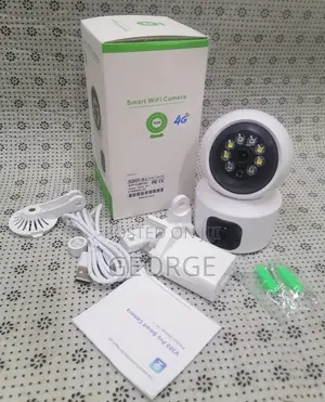 #Wireless Camera V380 Dual Lens PTZ Cam 4g Simcard