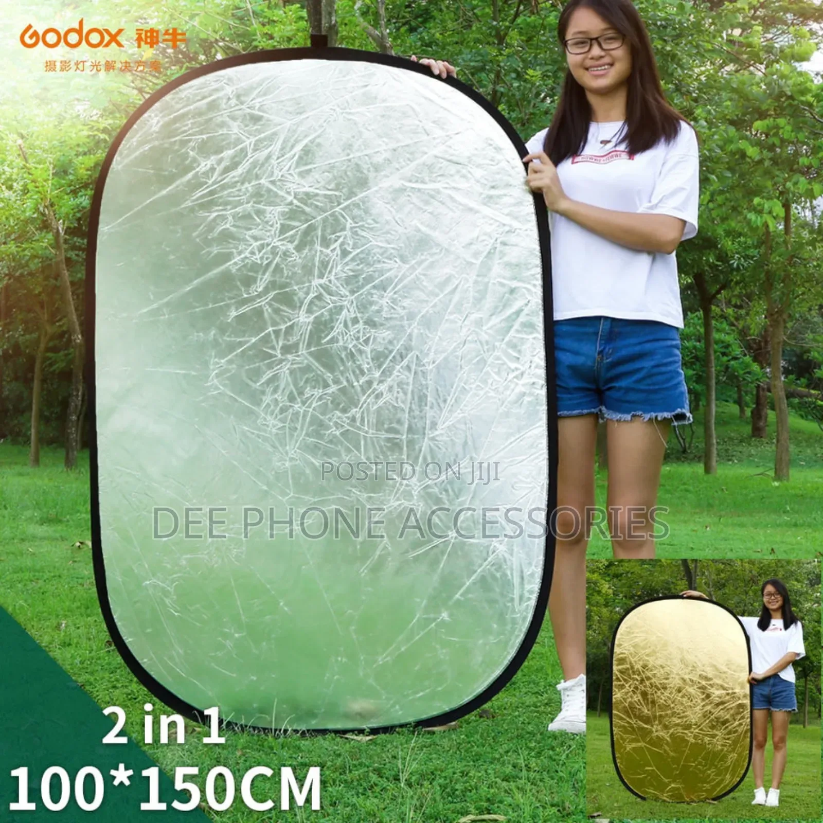 Godox 2in1 Oval Reflector