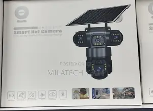 4g Solar V380 Tripple Lens 4g Simcard PTZ Camera