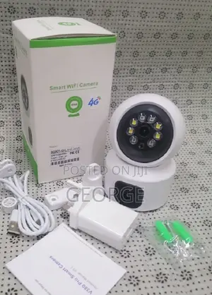 4g Smart Camera , Baby Monitor Dual Lens Cam, 2way Audio