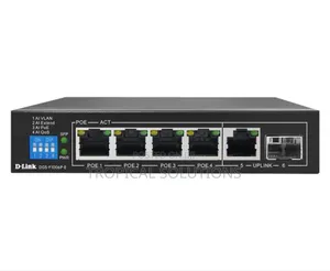 D-Link 6port 1000mbps Switch With 4poe Ports 2 Uplink Ports