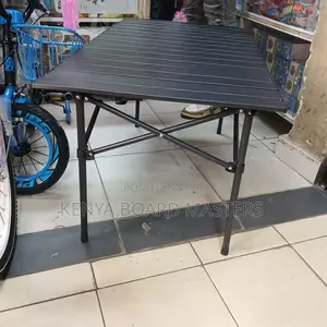 Small Black Camping Table
