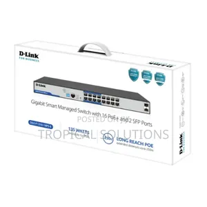 D-Link DGS-F1210- At 8ps-E 16 Port Gigabit 16poe Ports