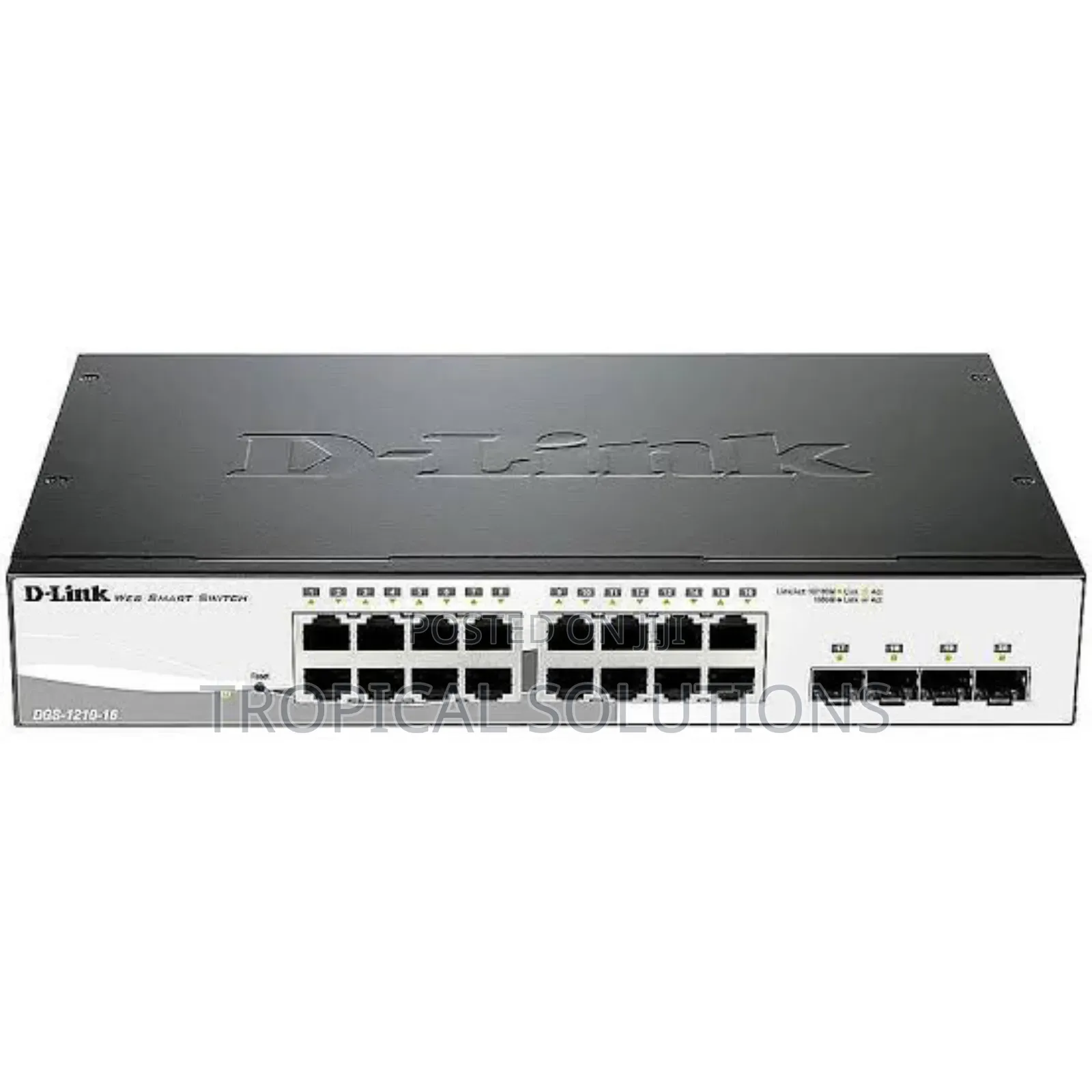 D-Link DGS-1210-/1000base-T Ports + 4