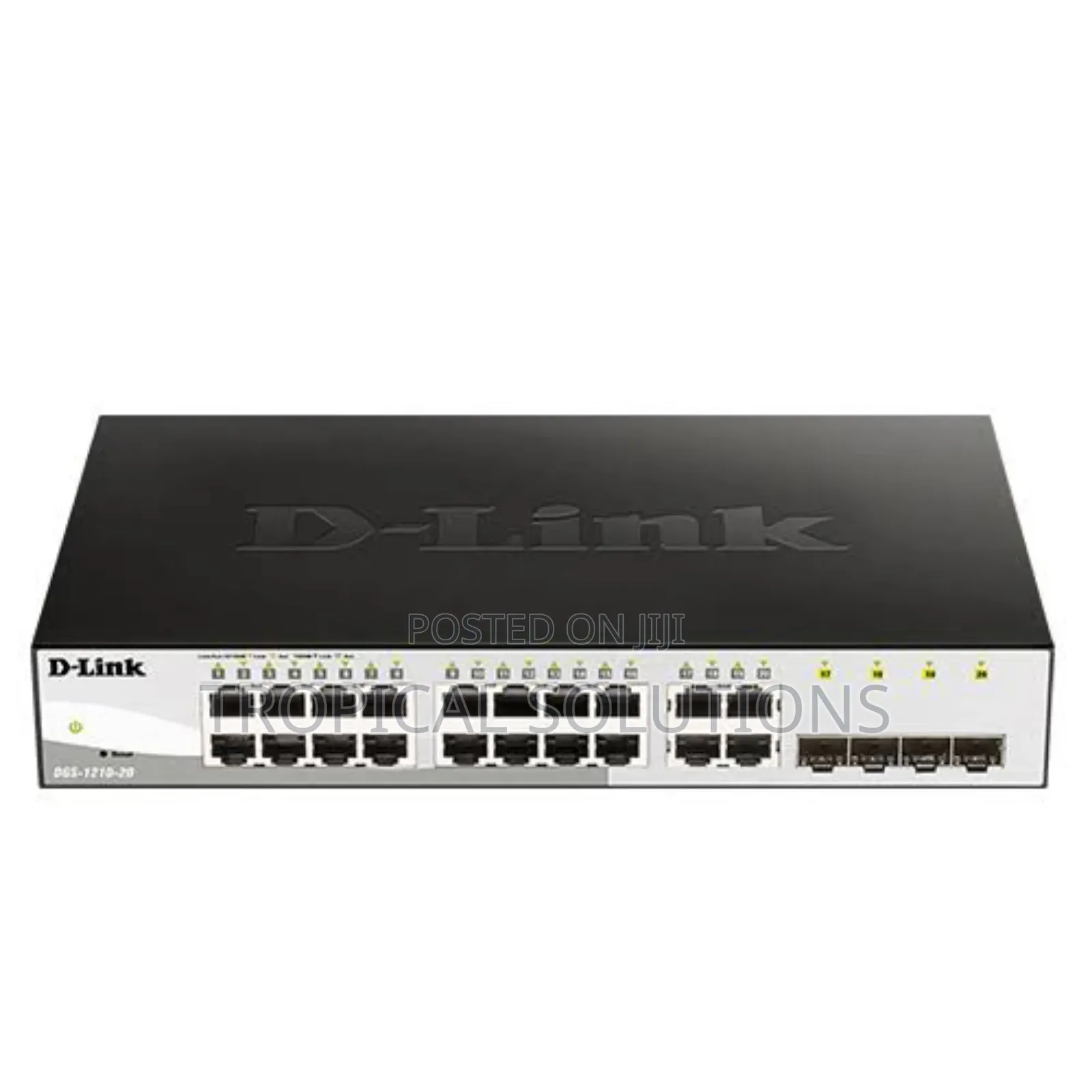 D-Link DGS-1210-/1000base-T Ports + 4