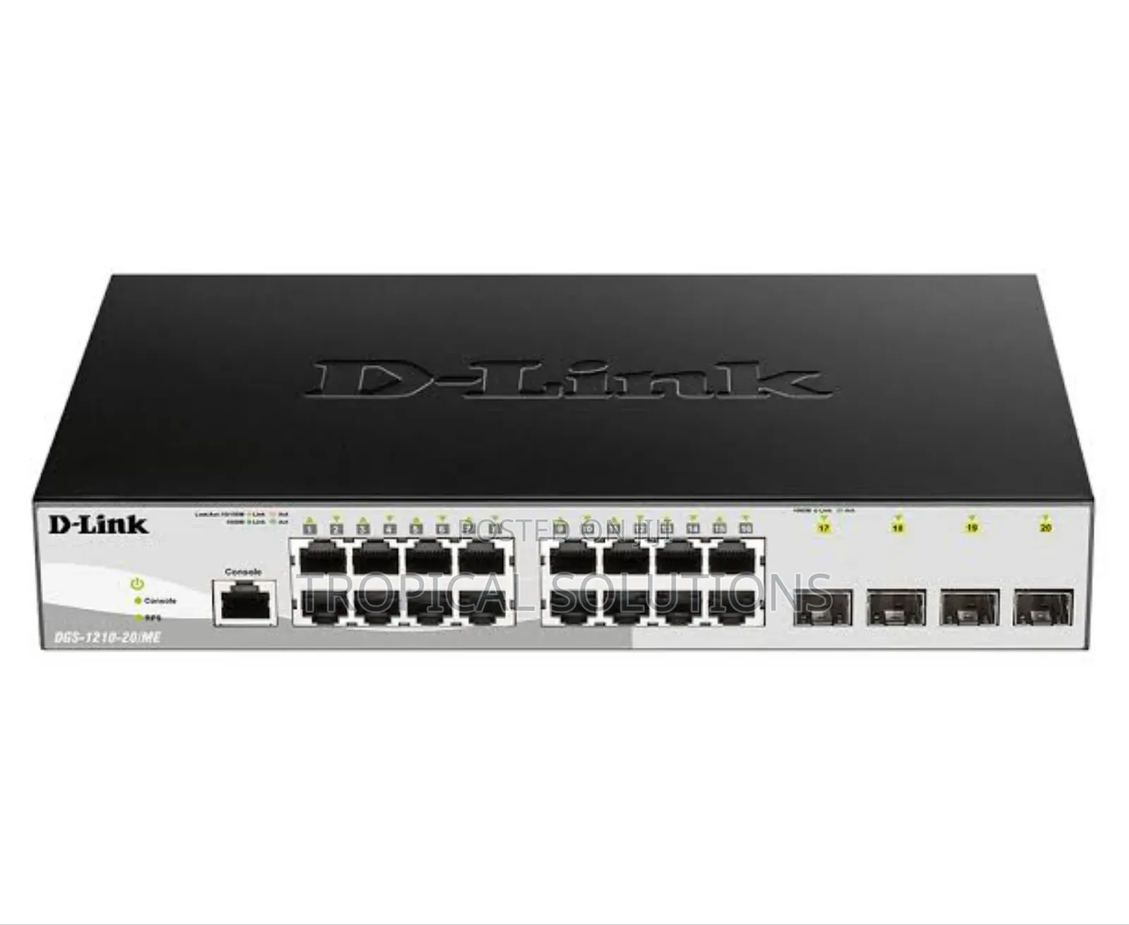 D-Link DGS-1210-/1000base-T Ports + 4
