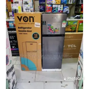 Two Door Fridge. Capacity 181litres. Brand New Von