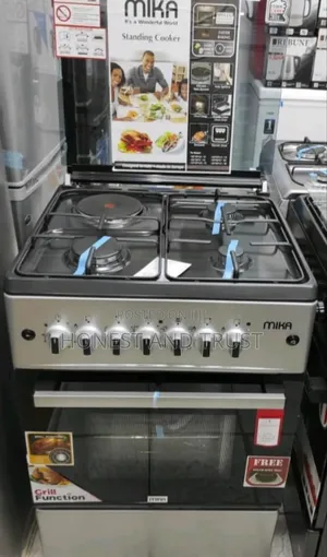 Mika 60x60 3-Gas 1 Electric Cooker