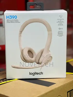 Logitech H390 Wired Headset for Pc/Laptop Noise Cancelli Mic