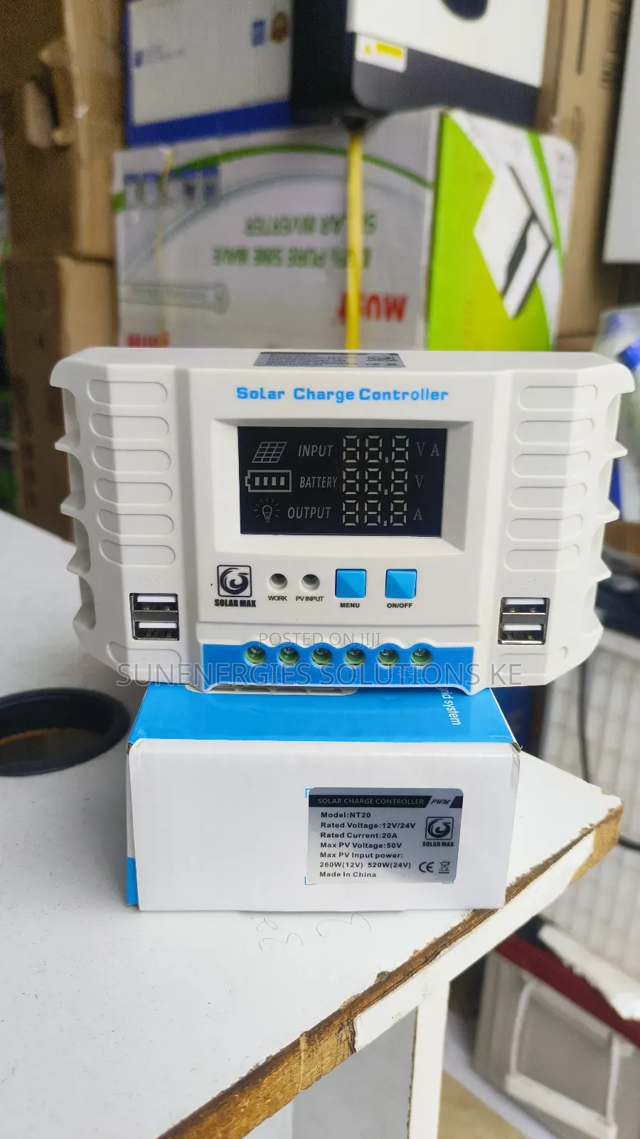 Solarmax 20amps Charge Controller