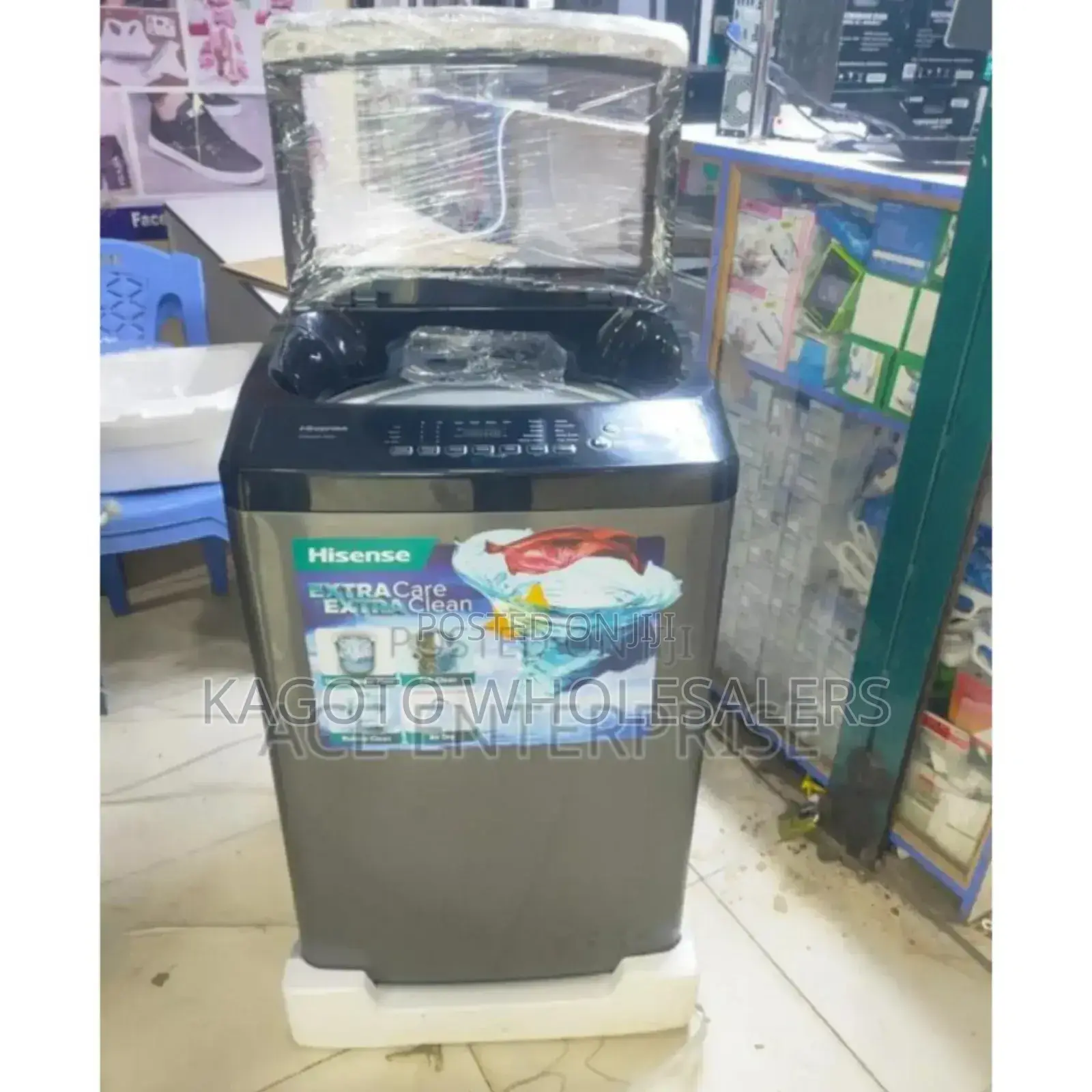 Colour Gray - Hisense 11kgs Full Automatic Washing Machine