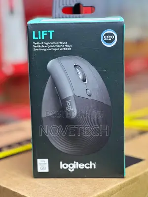 Logitech Lift Wireless Vertical Mouse - Black
