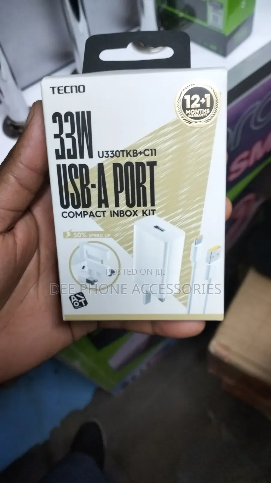 Tecno 33w Super Fast Charger