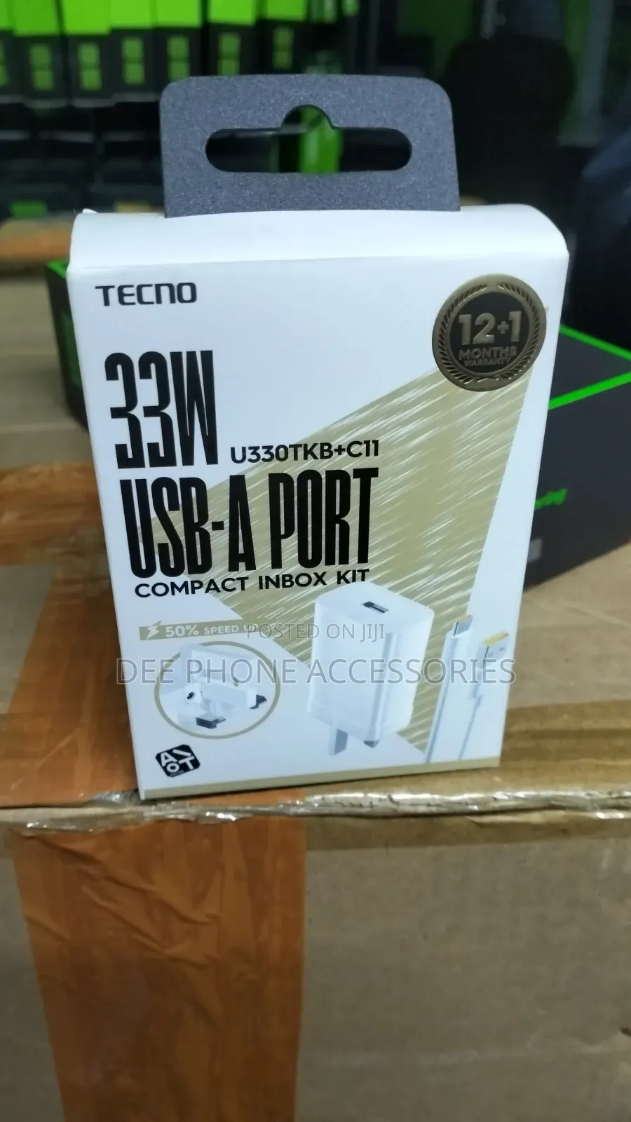 Tecno 33w Super Fast Charger