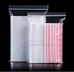 100 Pcs Clear Ziplock Bags 7*10 Cm/1⁄8kg