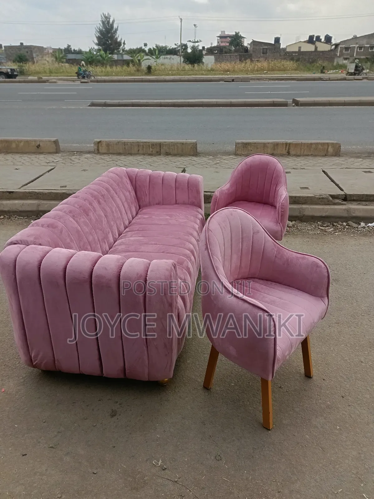 3 Seater Sofa, and 2 Styling Seats 