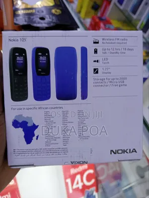 New Nokia 105 Black