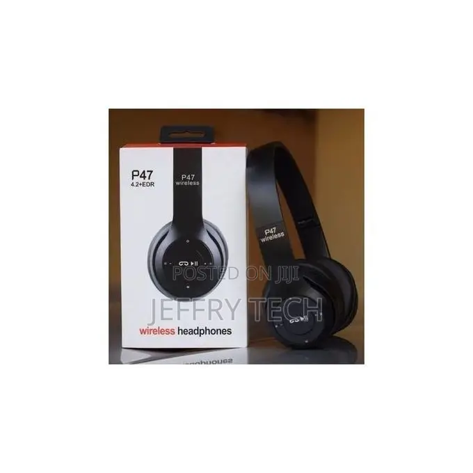 P47 Wireless Bluetooth Headphone Foldable Stereo Headset