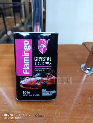 Flamingo Crystal Liquid Wax – High Gloss Paint Finish