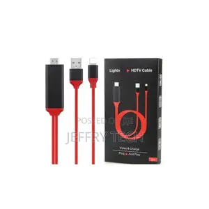 Lightning Ios iPhone to HDTV Hdmi Cable - 2metre