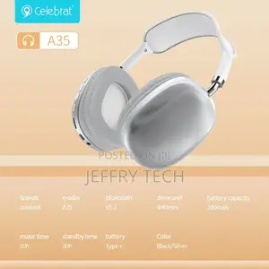 Celebrat A35 360° Panoramic Sound Effect Wireless V5.3 Blue