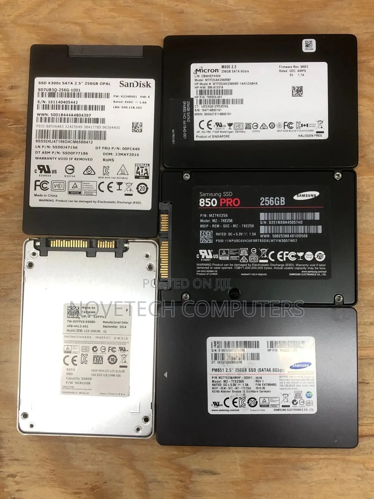 256gb SSD 2.5 Mixed Major Brands
