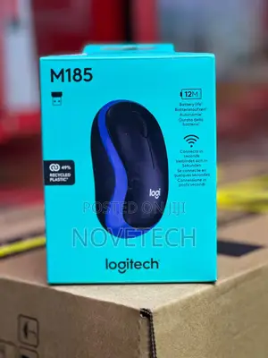 Logitech M185 Wireless Mouse, 2.4ghz Receiver
