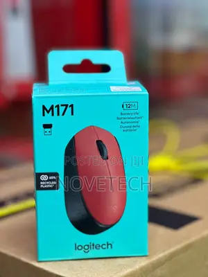 Logitech M171 Wireless Mouse -Red