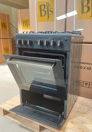 Grey BJS 60x60 3-Gas+1 Hot Plate With Turbo-Fan
