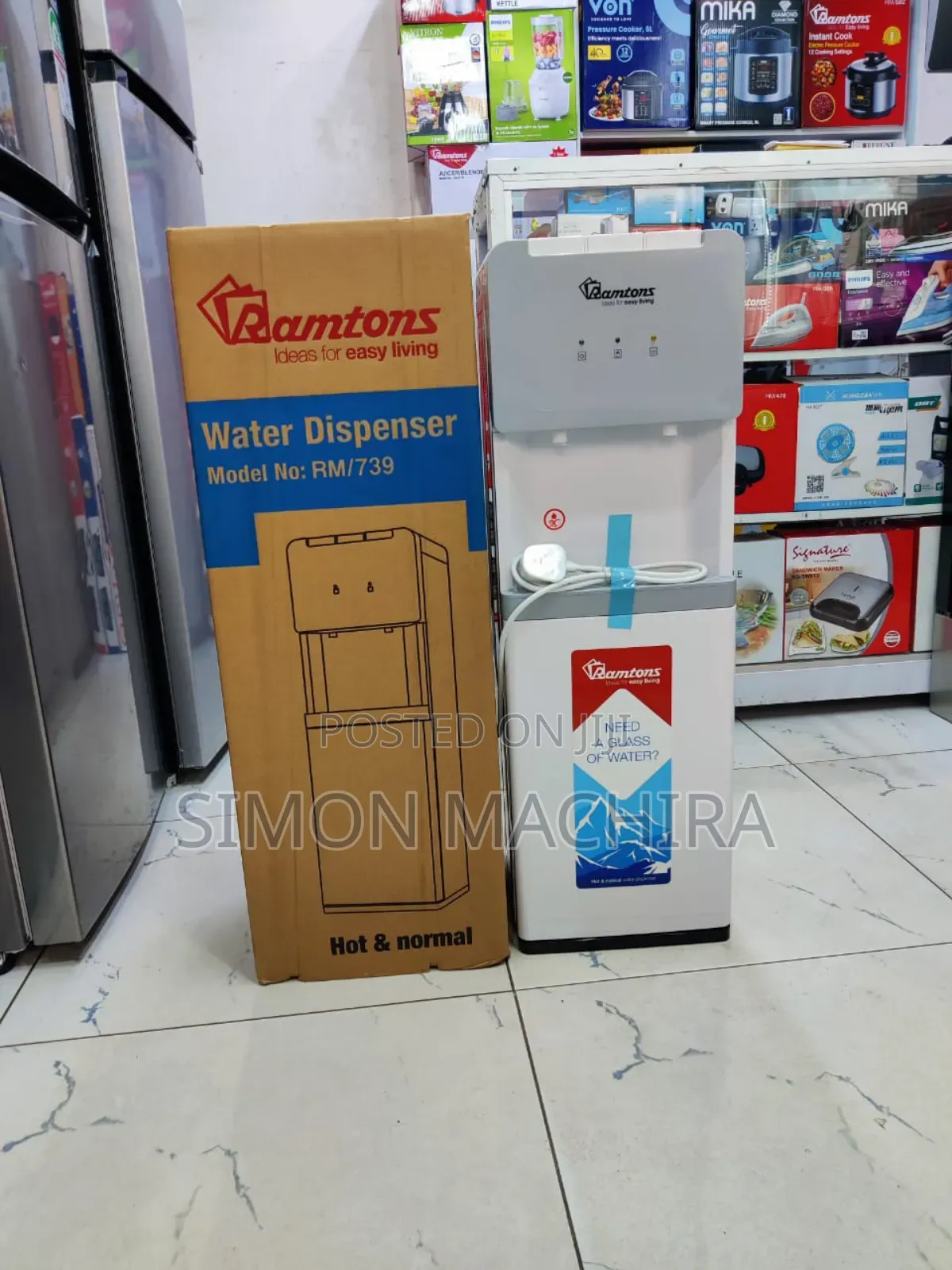 Ramtons Dispenser Hot and Normal Rm739