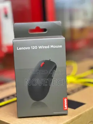 Lenovo 120 Wired Usb Mouse, High 1600 Dpi Optical Sensor
