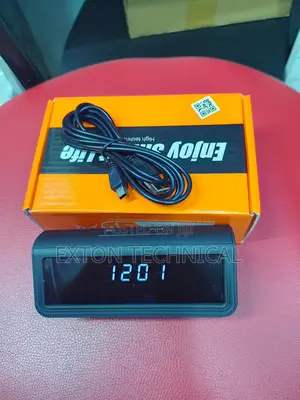 Remote Monitoring Two-Way Audio Table Clock Spy Camera