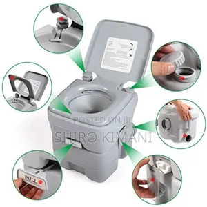  Portable Toilet 20l – Ideal for Emergency Use