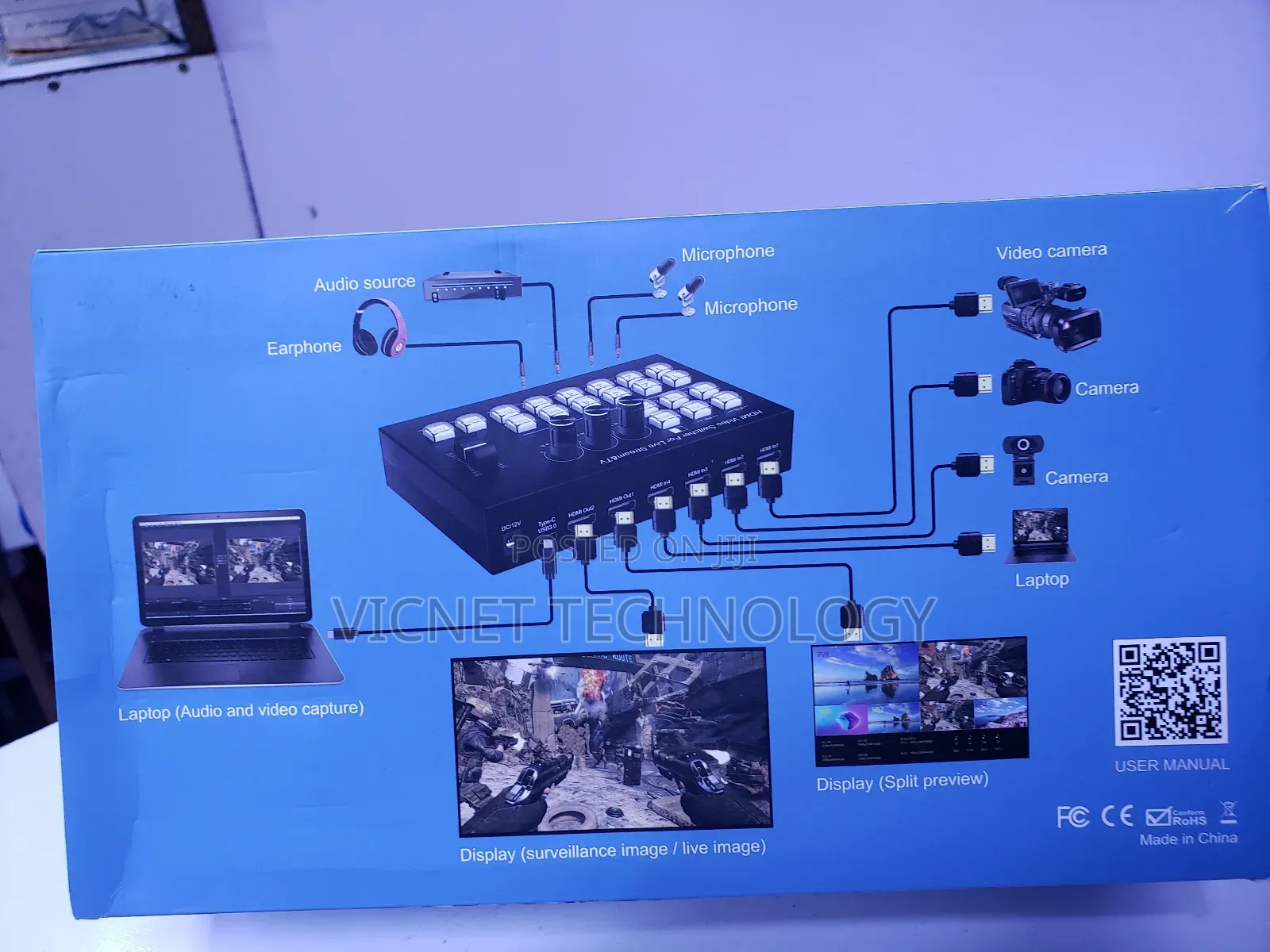 Live Streaming Hdmi Video Switcher