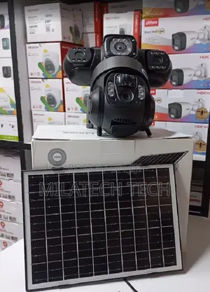 V380 Tripple Lens Pro 4g Tripple Lens CCTV Solar Camera