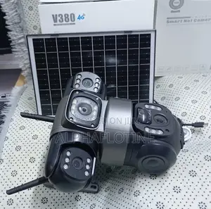 4g 6mp Lens3 Solar Powered PTZ Camera - (Pir Human Detection