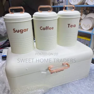 Bread Bin With 3 Canister