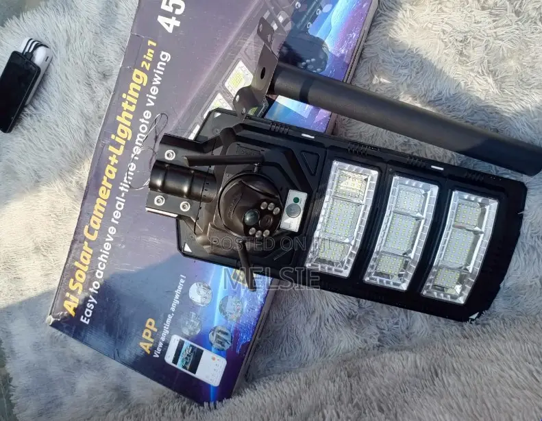 Street Light PTZ Flood Light 4g Camera