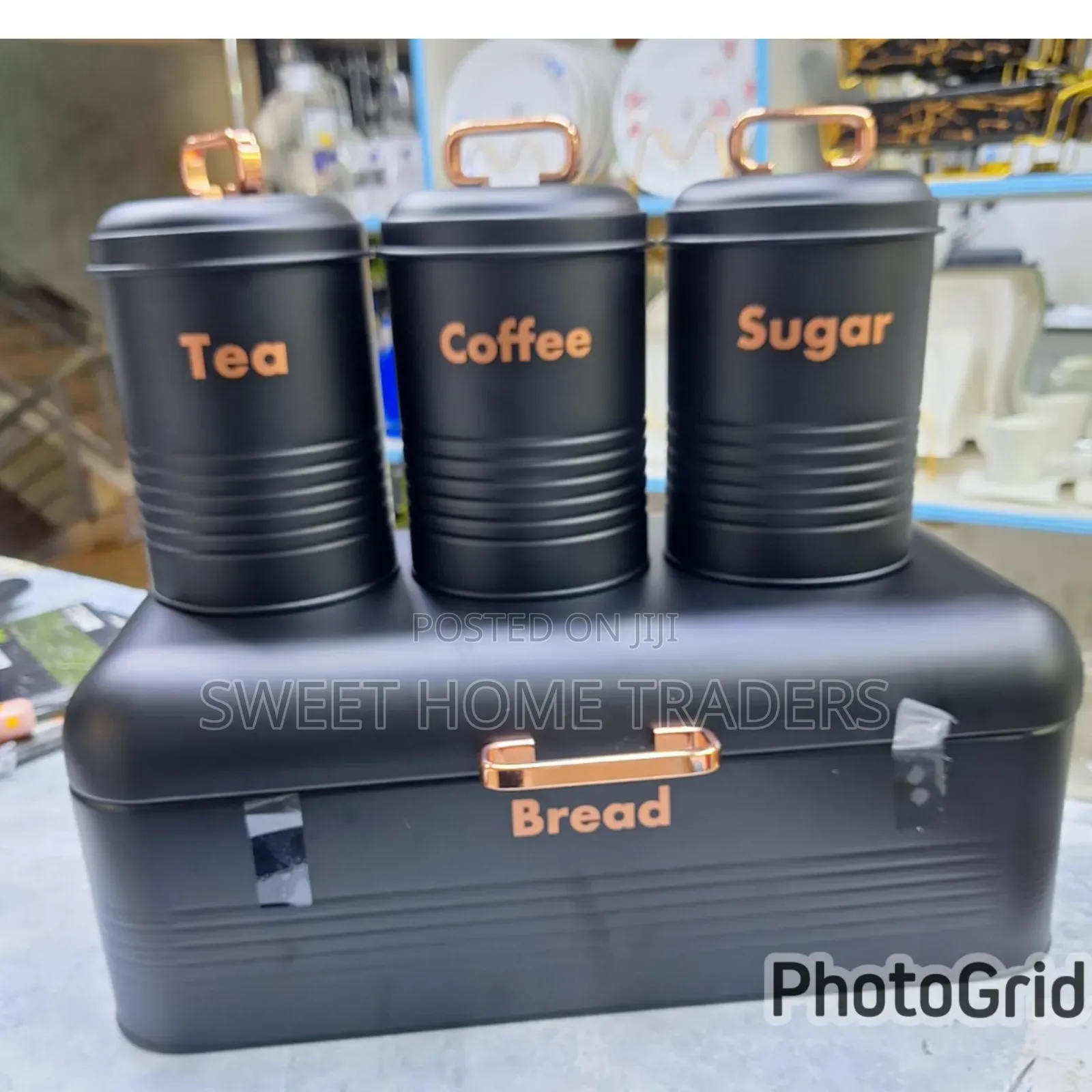 Black Bread Bin