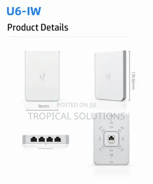 Ubiquiti Unifi 6 in-Wall Access Point (U6-Iw)