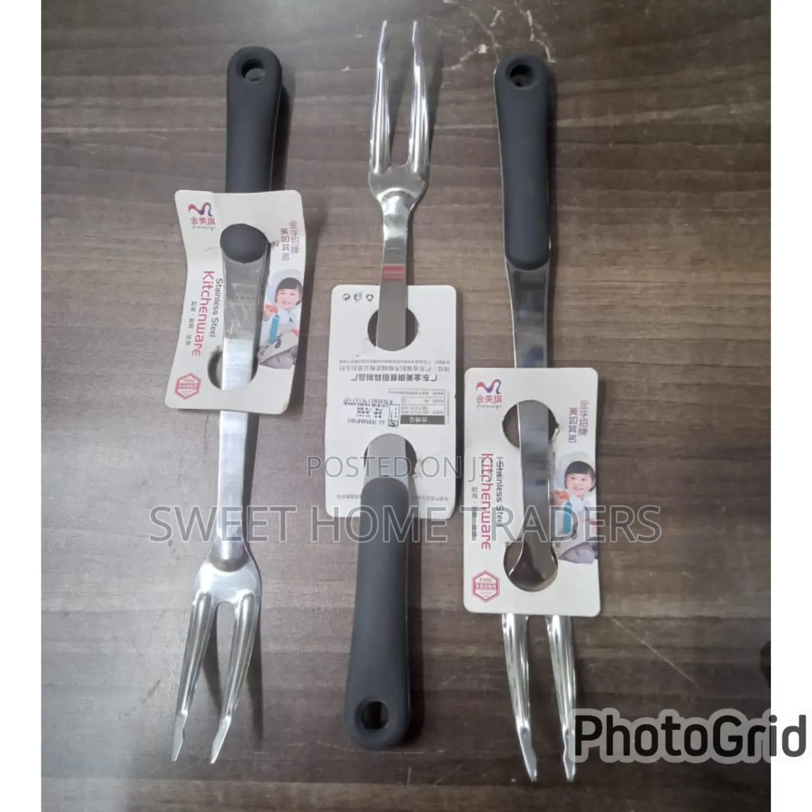 Stainless Steel Barbeque Meat Fork With Handle