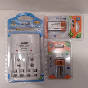 2pcs 9v Batteries,9v Charger