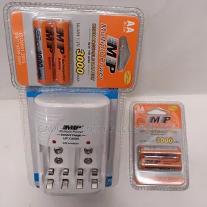 Aa Batteries 2 Pairs,9v Charger