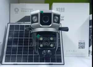 Dual Wifi Solar Camera With Double Lens v-380 Pro CCTV