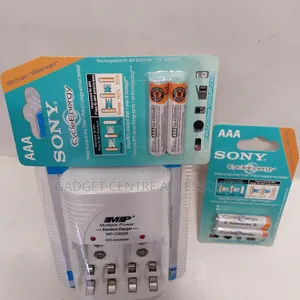 Sony Aaa Rechargeable 2 Pairs,9v Charger