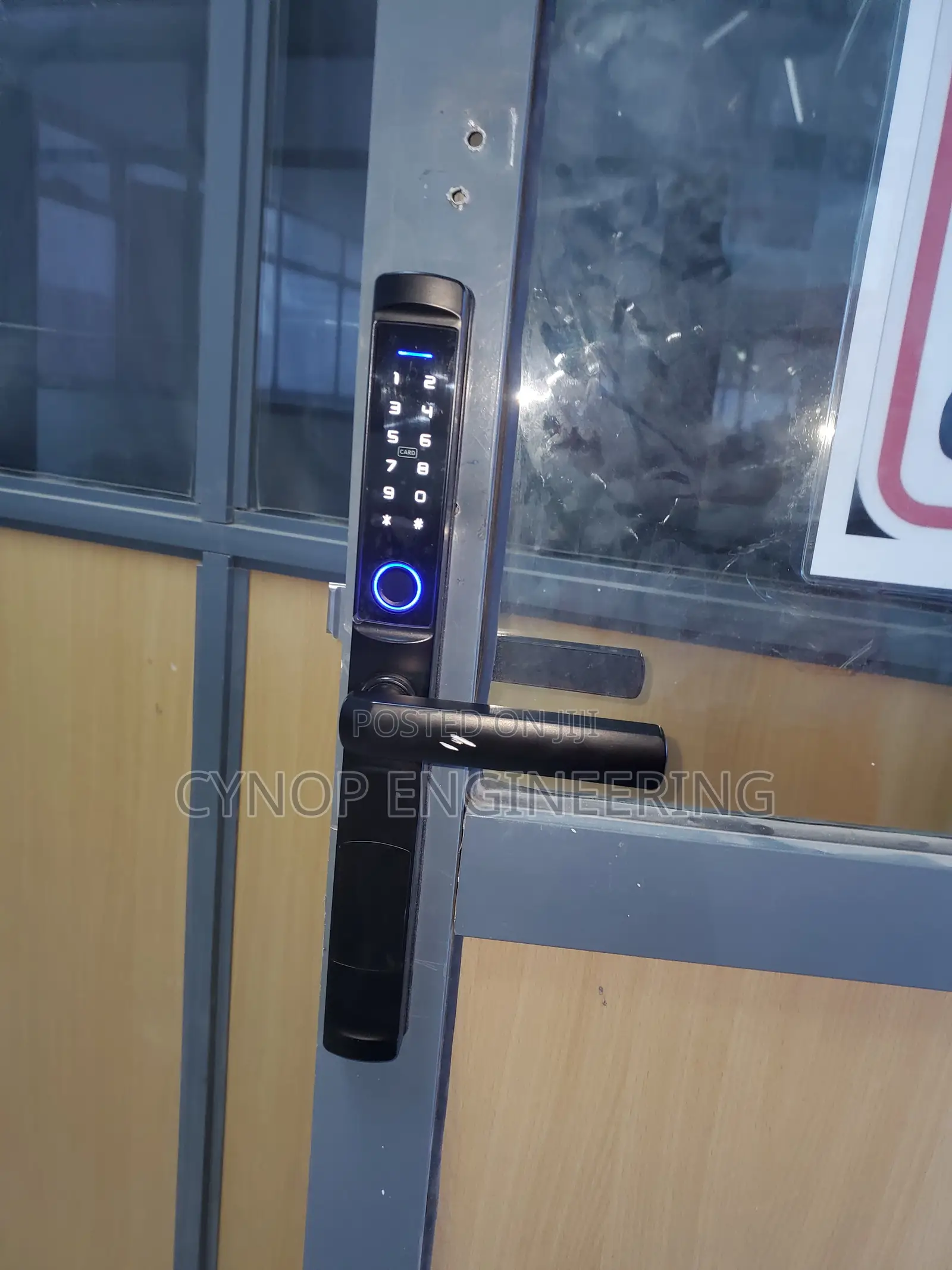 Fingerprint Enabled Biometric Smart Lock for Slim Doors