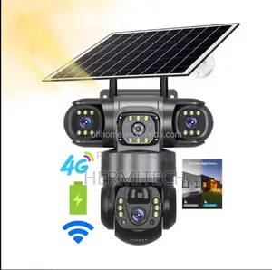 V380 3lens and 3 Screens PTZ Camera6mp Wifi Security CCTV