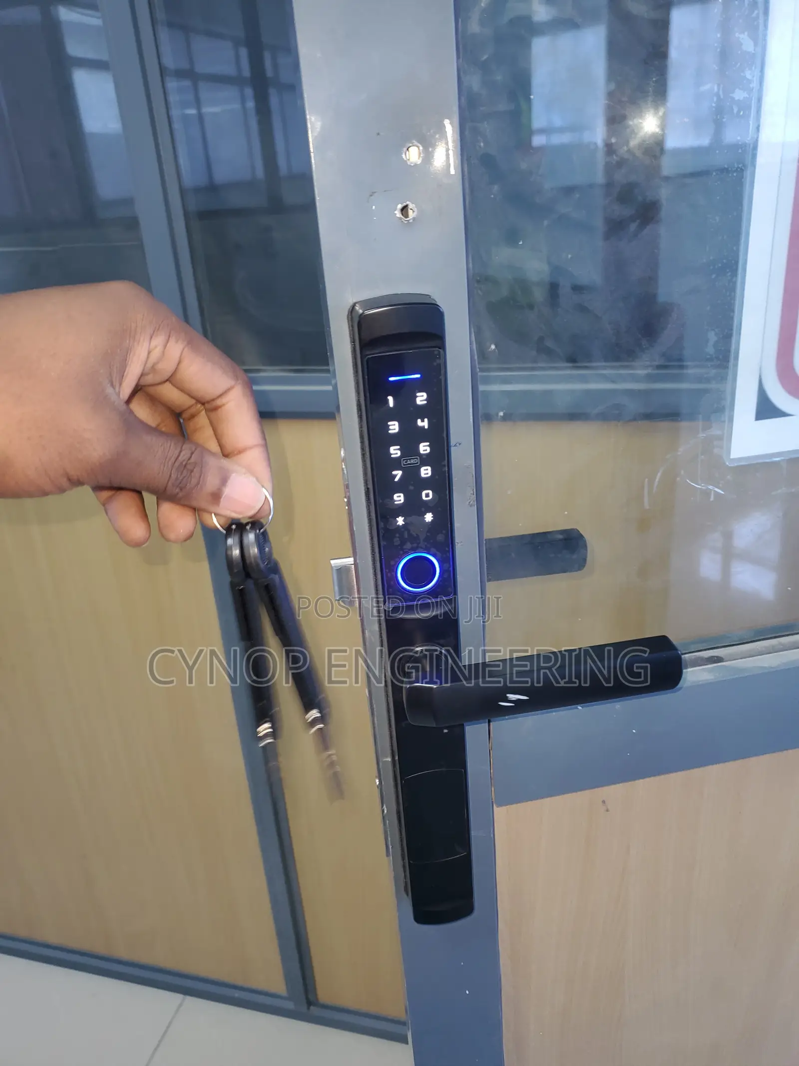 Biometric Smart Lock Offering Keyless Aluminium Doorsecurity