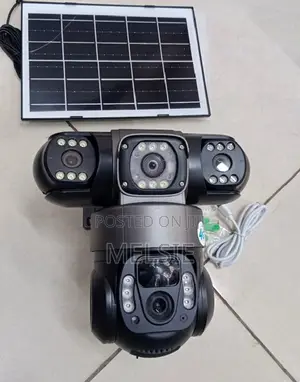 Security Camera With Dual Lens and Pir Detection