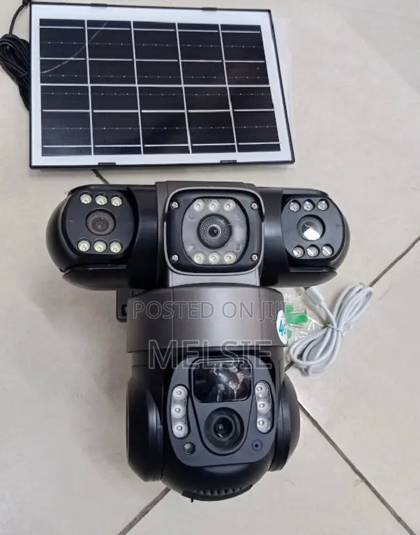 Security Camera With Dual Lens and Pir Detection